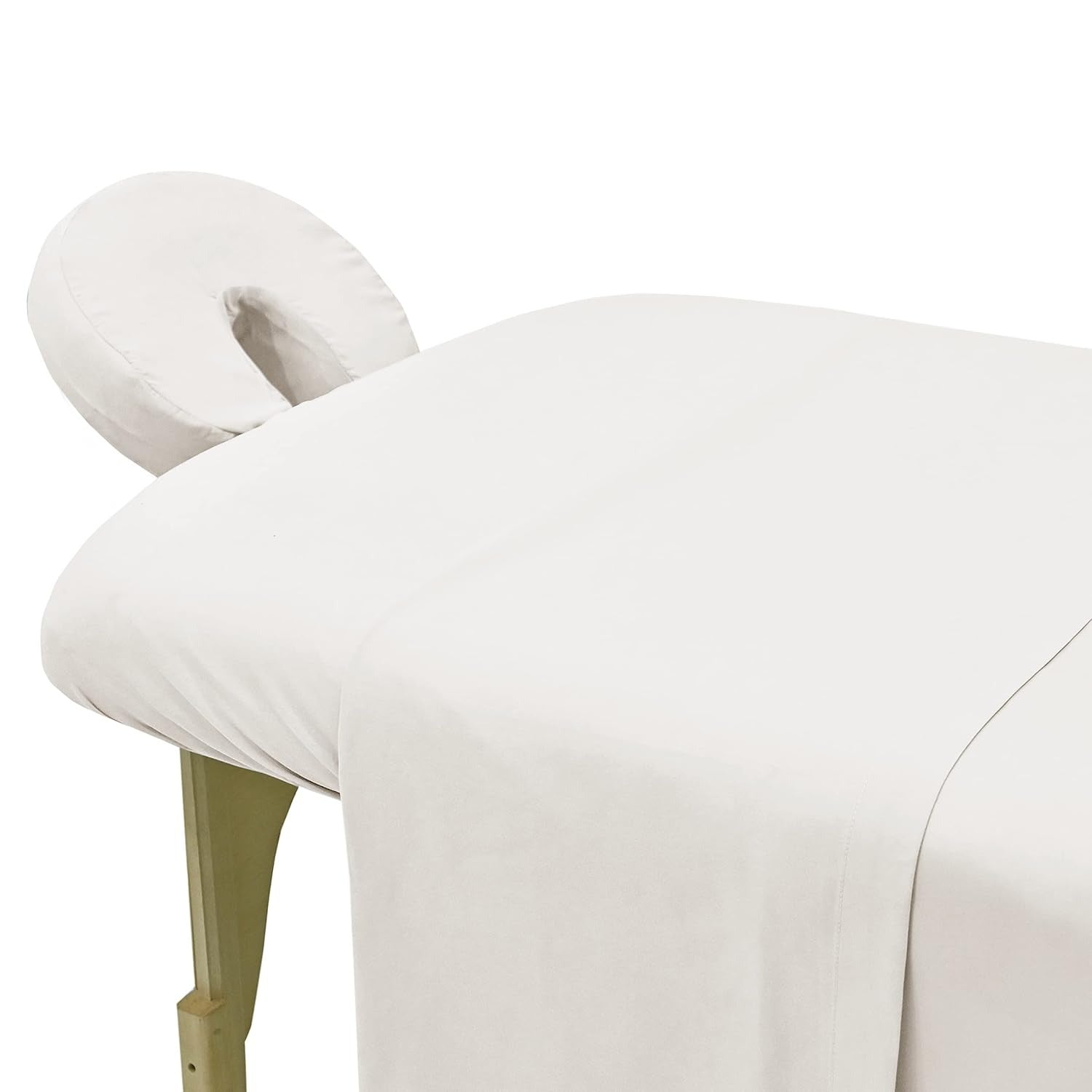 Premium Microfiber Massage table sheets set 3 Pieces Full Set massage table cover flat fitted sheets face cradle cover… (Chocolate)