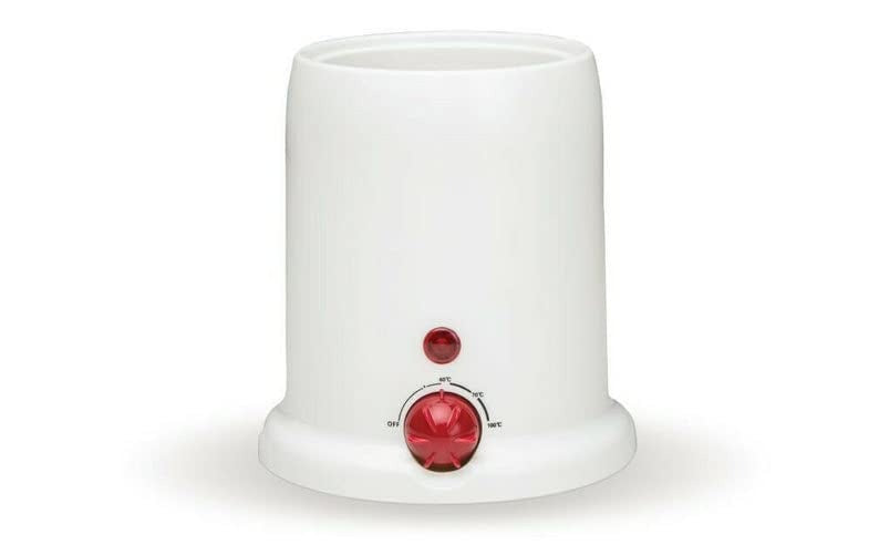 Massage Oil Warmer, Single Bottle, Spa & Salon Use, Automatic Heat Control, White