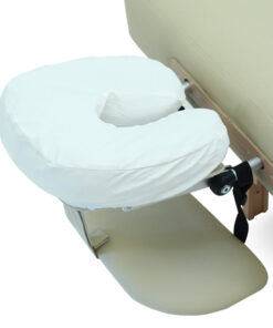 White Oil-Resistant Face Pillow Cover