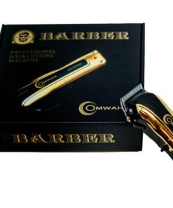 Professional High Performance Cordless Barber Hair Clipper Haircut Kit with 5 Magnetic Combs