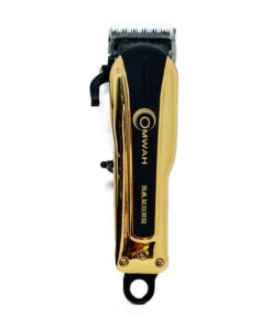 Professional High Performance Cordless Barber Hair Clipper Haircut Kit with 5 Magnetic Combs